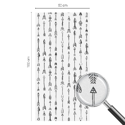 Ochranná fólia na sklo vitráž Geometrické šípky
