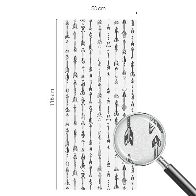 Ochranná fólia na sklo vitráž Geometrické šípky