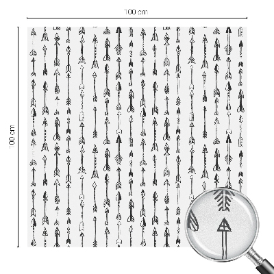 Ochranná fólia na sklo vitráž Geometrické šípky