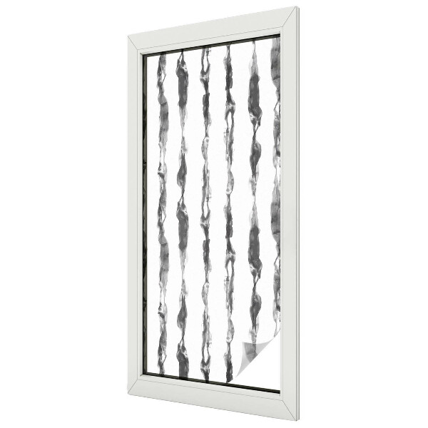 Samolepiaca fólia na sklo vitrážová Abstraktné čiary