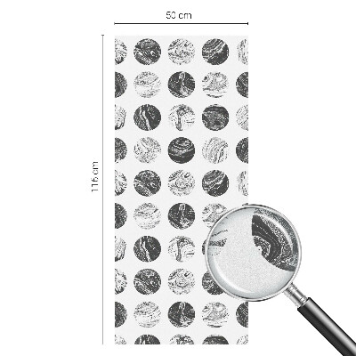 Fólia na sklo na ochranu súkromia Mramorová elegancia