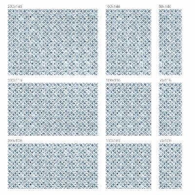 Ochranná fólia na sklo vitráž Kvetinový ornament