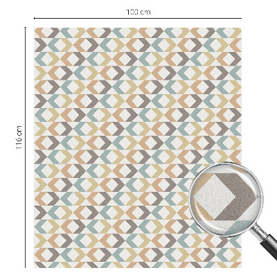 Nepriehľadná fólia na okno Geometrické kosoštvorce