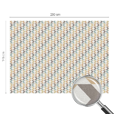 Nepriehľadná fólia na okno Geometrické kosoštvorce