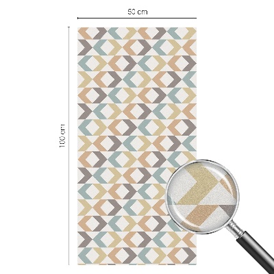 Nepriehľadná fólia na okno Geometrické kosoštvorce