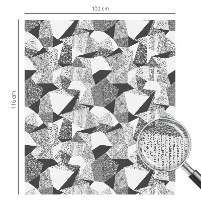 Matná fólia na okno vitráž Geometrické útvary