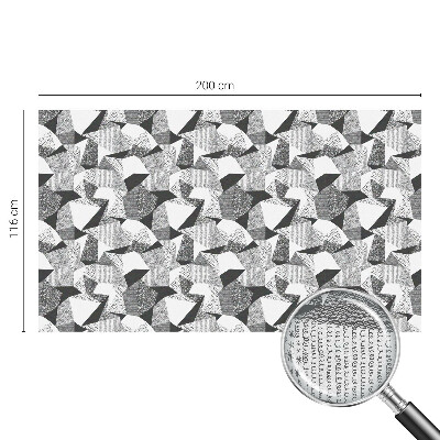 Matná fólia na okno vitráž Geometrické útvary