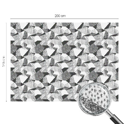 Matná fólia na okno vitráž Geometrické útvary