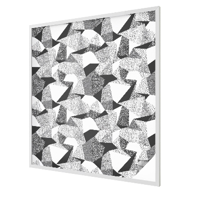 Matná fólia na okno vitráž Geometrické útvary