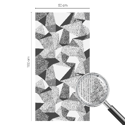 Matná fólia na okno vitráž Geometrické útvary