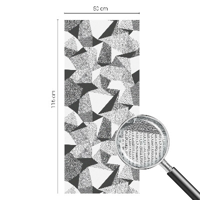 Matná fólia na okno vitráž Geometrické útvary