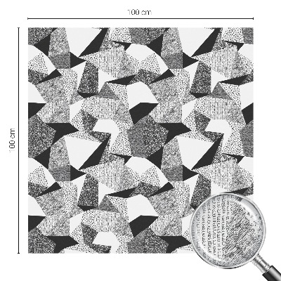 Matná fólia na okno vitráž Geometrické útvary