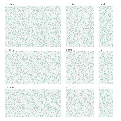 Ochranná fólia na sklo vitráž Jemné listy