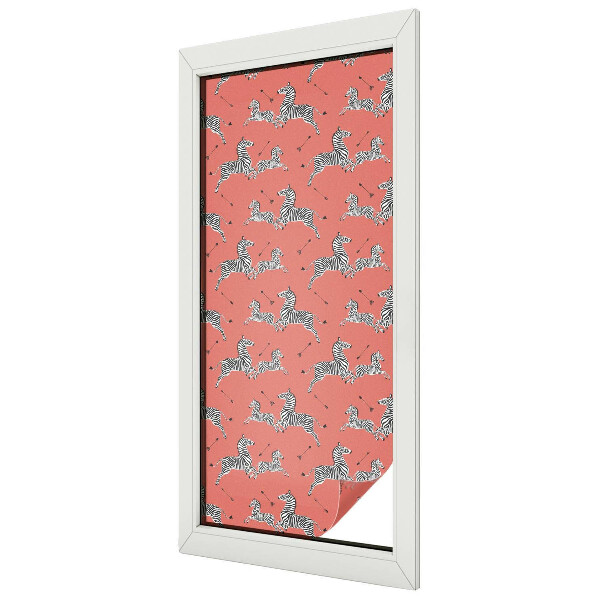 Ochranná fólia na sklo vitráž Motív zebry