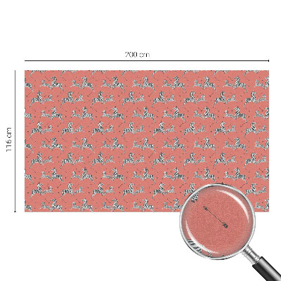 Ochranná fólia na sklo vitráž Motív zebry