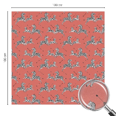 Ochranná fólia na sklo vitráž Motív zebry