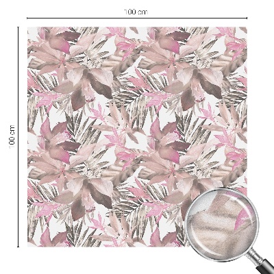 Fólia na sklo na ochranu súkromia Pastelové kvety