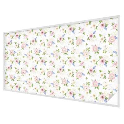 Nepriehľadná fólia na okno Kvetinový vzor