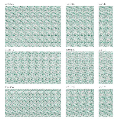 Matná fólia na okno vitráž Zelená vlna