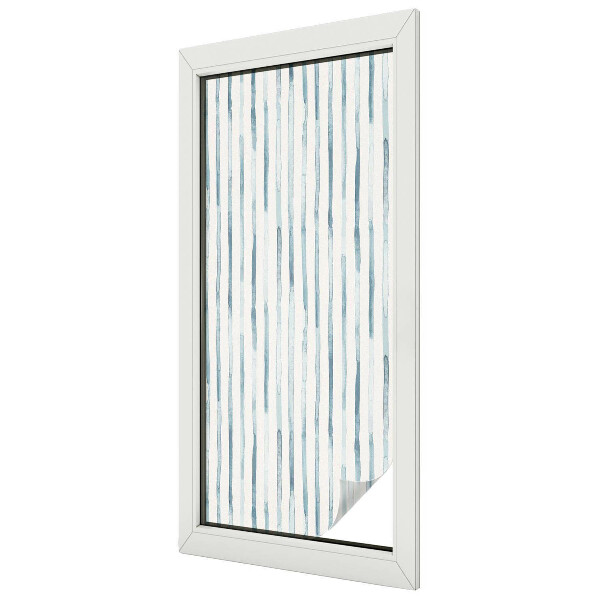 Samolepiaca fólia na sklo vitrážová Zvislé pruhy