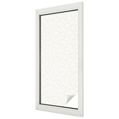 Fólia na sklo na ochranu súkromia Kvetinový vzor