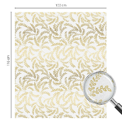 Matná fólia na okno vitráž Rastlinný vzor