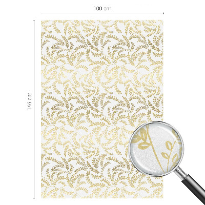 Matná fólia na okno vitráž Rastlinný vzor