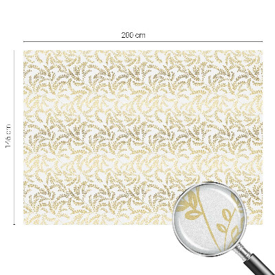 Matná fólia na okno vitráž Rastlinný vzor