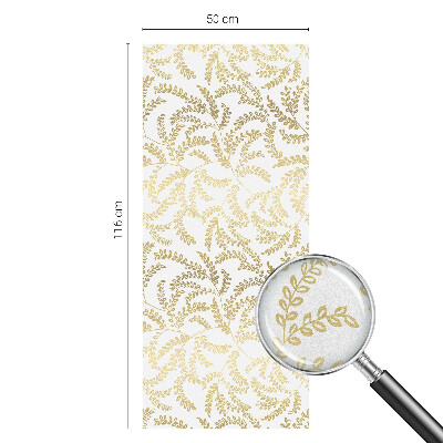 Matná fólia na okno vitráž Rastlinný vzor