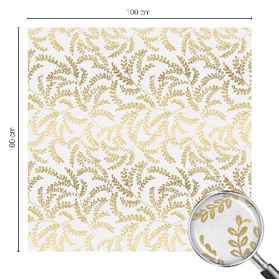 Matná fólia na okno vitráž Rastlinný vzor