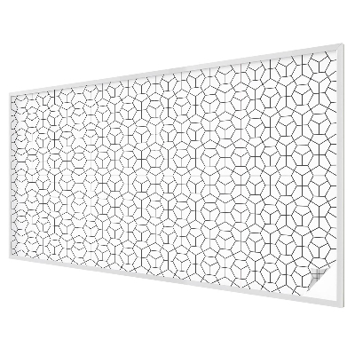 Nepriehľadná fólia na okno Geometrické kocky