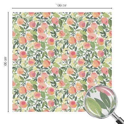 Samolepiaca fólia na sklo vitrážová Ovocný vzor