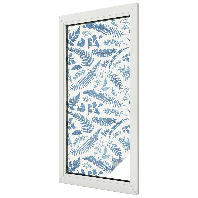 Ochranná fólia na sklo vitráž Botanický vzor