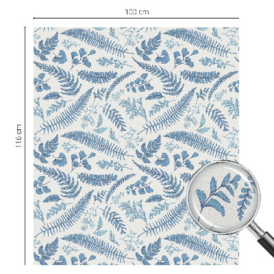 Ochranná fólia na sklo vitráž Botanický vzor