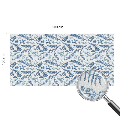 Ochranná fólia na sklo vitráž Botanický vzor