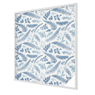 Ochranná fólia na sklo vitráž Botanický vzor