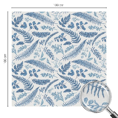 Ochranná fólia na sklo vitráž Botanický vzor