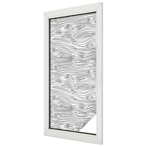 Nepriehľadná fólia na okno Drevené čiary