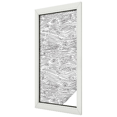 Nepriehľadná fólia na okno Drevené čiary