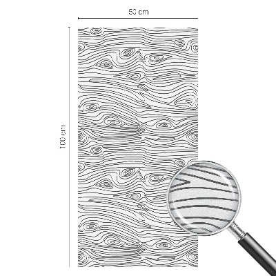Nepriehľadná fólia na okno Drevené čiary
