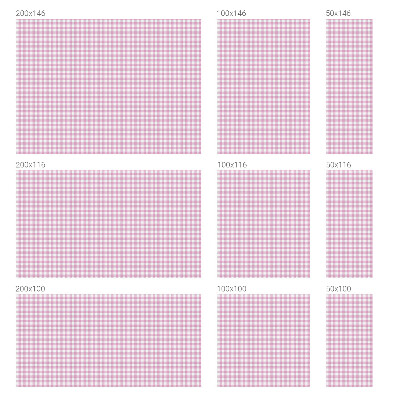 Fólia na sklo na ochranu súkromia Pastelový šek