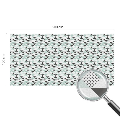 Ochranná fólia na sklo vitráž Trojuholníkové vzory