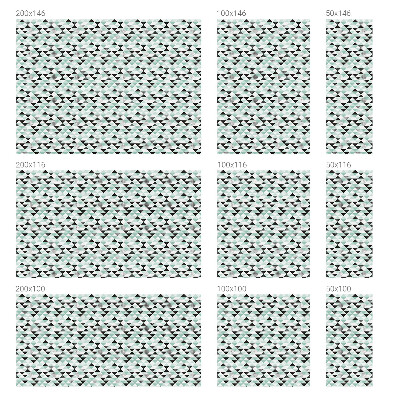 Ochranná fólia na sklo vitráž Trojuholníkové vzory