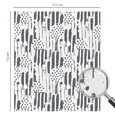 Nepriehľadná fólia na okno Pruhy a bodky