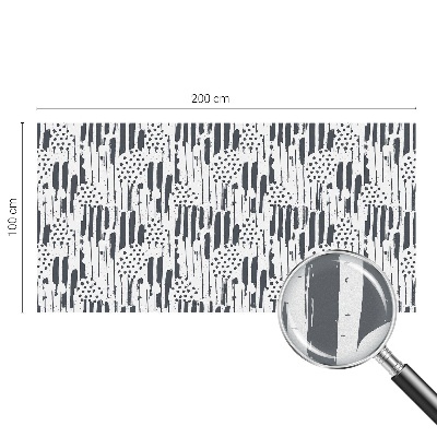 Nepriehľadná fólia na okno Pruhy a bodky