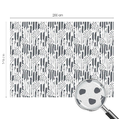 Nepriehľadná fólia na okno Pruhy a bodky