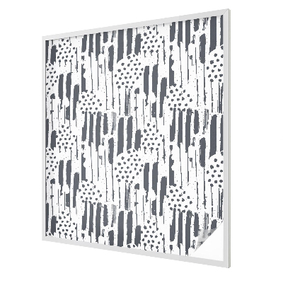Nepriehľadná fólia na okno Pruhy a bodky