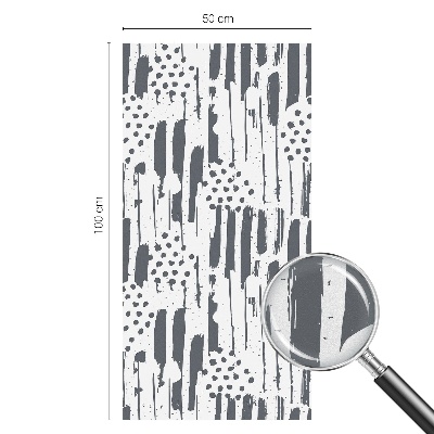 Nepriehľadná fólia na okno Pruhy a bodky