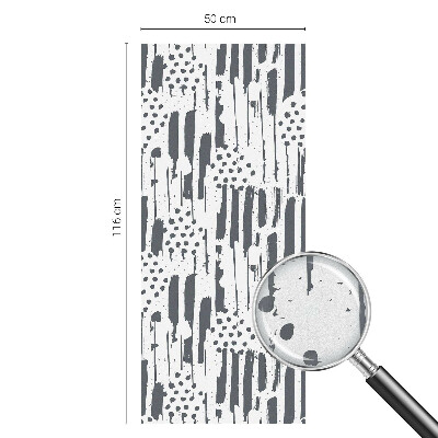 Nepriehľadná fólia na okno Pruhy a bodky