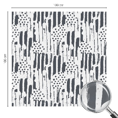Nepriehľadná fólia na okno Pruhy a bodky